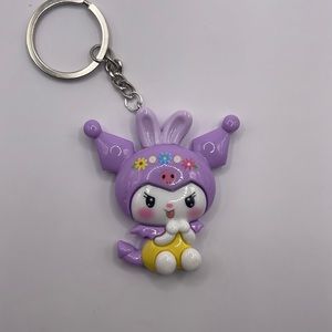 Large Kuromi Keychain